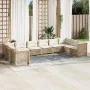 Juego de sofás jardín con cojines beige 10 pzas ratán sintético von , Gartensets - Ref: Foro24-3262024, Preis: 862,03 €, Raba...