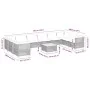 Set de sofás de jardín 11pzas con cojines ratán sintético beige by , Garden sets - Ref: Foro24-3262030, Price: 917,68 €, Disc...