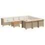 Set de sofás de jardín 11pzas con cojines ratán sintético beige von , Gartensets - Ref: Foro24-3262039, Preis: 834,83 €, Raba...