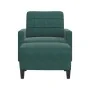 Sillón con taburete terciopelo verde oscuro 60 cm by , Sofas - Ref: Foro24-3278259, Price: 213,44 €, Discount: %