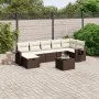 Set sofás de jardín 8 piezas y cojines ratán sintético marrón von , Gartensets - Ref: Foro24-3263829, Preis: 512,92 €, Rabatt: %