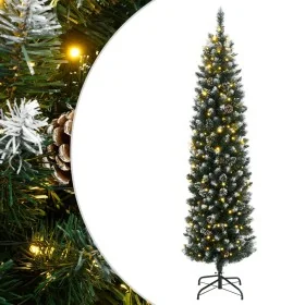 Árbol de Navidad artificial estrecho con 300 LEDs 210 cm von , Weihnachtsbäume - Ref: Foro24-3315781, Preis: 98,88 €, Rabatt: %