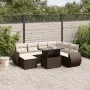 Set sofás de jardín 8 piezas y cojines ratán sintético marrón by , Garden sets - Ref: Foro24-3268703, Price: 585,63 €, Discou...