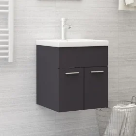 Mueble con lavabo madera de ingeniería gris von , Badezimmermöbel - Ref: Foro24-3071263, Preis: 151,98 €, Rabatt: %