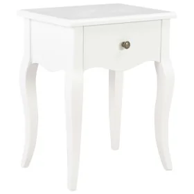 Mesita de noche de madera maciza de pino blanco 40x30x50 cm by , Nightstands - Ref: Foro24-280005, Price: 124,74 €, Discount: %
