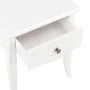 Mesita de noche de madera maciza de pino blanco 40x30x50 cm | Tu tienda online para hogar, jardín y más Foro24.es