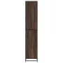 Armario de baño madera y metal marrón roble 35x37,5x188,5 cm by , Bathroom furniture - Ref: Foro24-3300884, Price: 125,28 €, ...