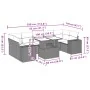Set sofás de jardín 8 piezas y cojines ratán sintético marrón by , Garden sets - Ref: Foro24-3269043, Price: 614,87 €, Discou...