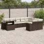 Set de sofás de jardín 10 pzas y cojines ratán sintético marrón von , Gartensets - Ref: Foro24-3269403, Preis: 711,49 €, Raba...