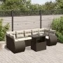 Set sofás de jardín 8 piezas y cojines ratán sintético marrón de , Conjuntos de jardín - Ref: Foro24-3268413, Precio: 621,20 ...