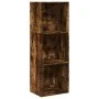 Estantería madera de ingeniería roble ahumado 40x30x114 cm by , Bookcases and shelves - Ref: Foro24-857871, Price: 43,92 €, D...