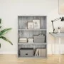 Estantería de madera de ingeniería gris Sonoma 80x30x114 cm by , Bookcases and shelves - Ref: Foro24-857936, Price: 54,09 €, ...