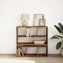 Estantería/divisor de espacios madera envejecida 100x33x94,5 cm by , Bookcases and shelves - Ref: Foro24-854479, Price: 79,50...