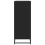 Zapatero de madera de ingeniería y metal negro 75x38x97,5 cm by , Shoe racks and shoe organizers - Ref: Foro24-3300865, Price...