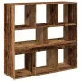 Estantería/divisor de espacios madera envejecida 100x33x94,5 cm by , Bookcases and shelves - Ref: Foro24-854479, Price: 79,50...