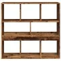 Estantería/divisor de espacios madera envejecida 100x33x94,5 cm by , Bookcases and shelves - Ref: Foro24-854479, Price: 79,50...