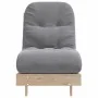 Futón sofá cama con colchón madera maciza de pino 60x206x11 cm by , Futones - Ref: Foro24-846746, Price: 153,32 €, Discount: %