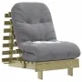 Futón sofá cama con colchón madera impregnada pino 60x206x11 cm by , Futones - Ref: Foro24-846750, Price: 164,62 €, Discount: %