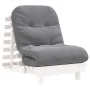 Futón sofá cama con colchón madera maciza blanco 70x206x11 cm von , Futones - Ref: Foro24-846752, Preis: 194,06 €, Rabatt: %