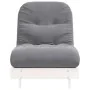 Futón sofá cama con colchón madera maciza blanco 70x206x11 cm von , Futones - Ref: Foro24-846752, Preis: 194,06 €, Rabatt: %
