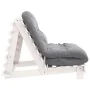 Futón sofá cama con colchón madera maciza blanco 100x206x11 cm von , Futones - Ref: Foro24-846767, Preis: 243,63 €, Rabatt: %