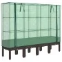 Arriate con cubierta invernadero aspecto ratán 160x40x140 cm by , Pots and planters - Ref: Foro24-4015807, Price: 130,20 €, D...