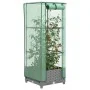 Arriate con cubierta invernadero aspecto ratán 40x40x123 cm by , Pots and planters - Ref: Foro24-4015851, Price: 42,79 €, Dis...