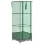 Arriate con cubierta invernadero aspecto ratán 40x40x123 cm by , Pots and planters - Ref: Foro24-4015851, Price: 42,79 €, Dis...