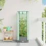 Arriate con cubierta invernadero aspecto ratán 40x40x123 cm by , Pots and planters - Ref: Foro24-4015851, Price: 42,79 €, Dis...
