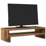Soporte de pantalla madera ingeniería envejecida 54x22x15 cm by , Computer bases and risers - Ref: Foro24-854776, Price: 25,3...
