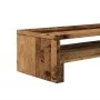 Soporte de pantalla madera ingeniería envejecida 54x22x15 cm by , Computer bases and risers - Ref: Foro24-854776, Price: 25,3...