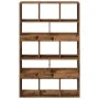 Separador de ambientes madera envejecida 100x33x156,5 cm by , Bookcases and shelves - Ref: Foro24-3309535, Price: 160,71 €, D...