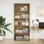 Estantería madera de ingeniería roble artisian 80x30x189 cm by , Bookcases and shelves - Ref: Foro24-3314677, Price: 105,35 €...