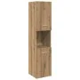 Armario pared baño madera ingeniería roble artisian 30x30x130cm de , Tocadores de baño - Ref: Foro24-856222, Precio: 74,00 €,...