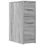 Armario de baño estrecho con ruedas madera gris Sonoma by , Lockers and storage cabinets - Ref: Foro24-855282, Price: 77,90 €...