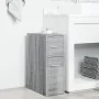 Armario de baño estrecho con ruedas madera gris Sonoma by , Lockers and storage cabinets - Ref: Foro24-855282, Price: 77,90 €...