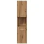 Armario pared baño madera ingeniería roble artisian 30x30x130cm de , Tocadores de baño - Ref: Foro24-856222, Precio: 74,00 €,...