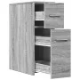 Armario de baño estrecho con ruedas madera gris Sonoma by , Lockers and storage cabinets - Ref: Foro24-855282, Price: 77,90 €...