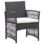 Sillones de jardín con cojines 2 unidades ratán sintético negro von , Gartenstühle - Ref: Foro24-363406, Preis: 112,57 €, Rab...