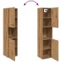 Armario pared baño madera ingeniería roble artisian 30x30x130cm de , Tocadores de baño - Ref: Foro24-856222, Precio: 74,00 €,...