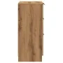 Aparador de madera de ingeniería roble artisan 60x30x70 cm by , Sideboards - Ref: Foro24-856837, Price: 103,90 €, Discount: %