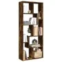 Librería divisora madera ingeniería roble ahumado 67x25x161,5cm de , Librerías y estanterías - Ref: Foro24-858079, Precio: 89...