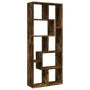 Librería divisora madera ingeniería roble ahumado 67x25x161,5cm de , Librerías y estanterías - Ref: Foro24-858079, Precio: 89...