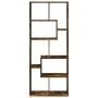 Librería divisora madera ingeniería roble ahumado 67x25x161,5cm de , Librerías y estanterías - Ref: Foro24-858079, Precio: 89...