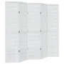 Biombo separador de 5 paneles madera maciza Paulownia blanco by , Room dividers - Ref: Foro24-358790, Price: 137,61 €, Discou...