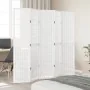 Biombo separador de 5 paneles madera maciza Paulownia blanco by , Room dividers - Ref: Foro24-358790, Price: 137,61 €, Discou...