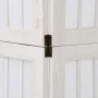 Biombo separador de 5 paneles madera maciza Paulownia blanco by , Room dividers - Ref: Foro24-358790, Price: 137,61 €, Discou...