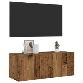 Mueble de pared de TV madera ingeniería envejecida 80x30x30 cm von , TV-Möbel - Ref: Foro24-856016, Preis: 49,25 €, Rabatt: %