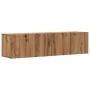 Mueble TV de pared madera ingeniería roble artisan 120x30x30 cm von , TV-Möbel - Ref: Foro24-856021, Preis: 84,71 €, Rabatt: %