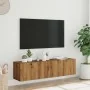 Mueble TV de pared madera ingeniería roble artisan 120x30x30 cm von , TV-Möbel - Ref: Foro24-856021, Preis: 84,71 €, Rabatt: %